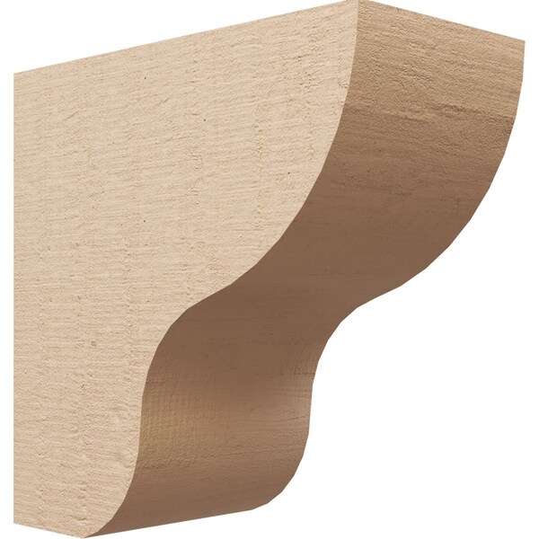 Ekena Millwork 9"W x 18"D x 18"H Classic Greensboro Rough Cedar Woodgrain TimberThane Corbel, Primed Tan CORUR09X18X18GRNRCPR - main